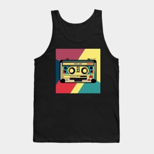 Vintage Retro Music 80s Audio Cassette Tape 083 Tank Top